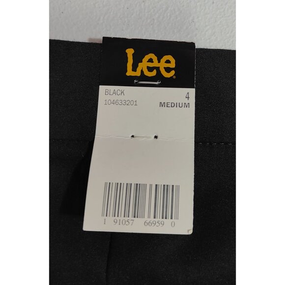 Lee Women's Ultra Lux Comfort Regular Fit Mid Rise Black Trousers Size 4 Medium - Picture 3 of 5